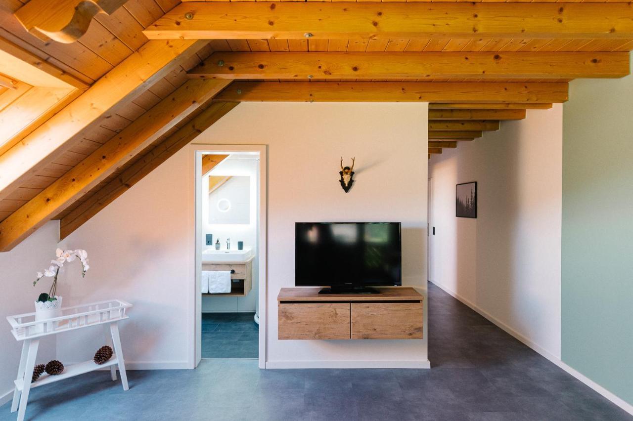 Moderne 2 Zi.-Fewo Blackforestart Naehe Freiburg Simonswald Exteriér fotografie